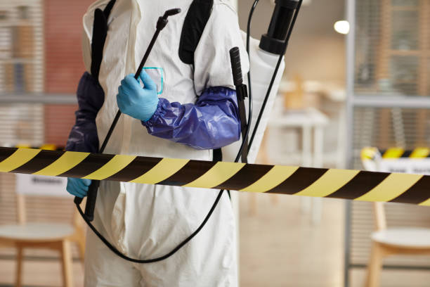 Professional Biohazard Cleanup technician working in Stratford, CA